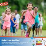 Glad for Kids Disney Pixar Toy Story Disposable Paper Plates for Parties and Everyday Meals, Sturdy Kid-Friendly Design for Birthdays and Family Events, 8.5 Inch, 40 Count