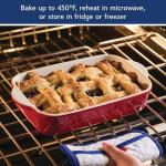 Disney Home Bon Voyage Ceramic Baking Dish/Bakeware Set/Lasagna Pans, Dishwasher Safe, Oven to Table, 2 Piece Baker Set - Mixed Colors