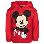 Disney Mickey Mouse Big Boys Pullover Hoodie Red 10-12