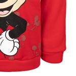 Disney Mickey Mouse Big Boys Pullover Hoodie Red 10-12