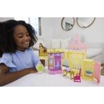 Mattel Disney Princess Toys, Storytime Stackers Belle's Castle, Stackable Doll House with Small Doll & 9 Pieces, Inspired by The Disney Movie