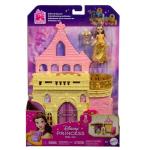 Mattel Disney Princess Toys, Storytime Stackers Belle's Castle, Stackable Doll House with Small Doll & 9 Pieces, Inspired by The Disney Movie