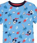 Amazon Essentials Disney | Marvel | Star Wars Boys' Short-Sleeve T-Shirts, Pack of 4, Mickey Print, Medium