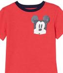Amazon Essentials Disney | Marvel | Star Wars Boys' Short-Sleeve T-Shirts, Pack of 4, Mickey Print, Medium