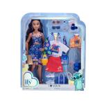 Disney ILY 4ever Fashion Dolls Inspired by Stitch 11.5" Tall with 13 Points of Articulation, Multi-Outfit Closet Set and a Glittery Mickey Ring for You! [Amazon Exclusive]