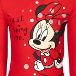 Disney Minnie Mouse Little Girls Pullover Fleece Hoodie T-Shirt and Leggings 3 Piece Outfit 6