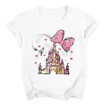 Magical Shirt for Girl: Magic Kingdom Prinecess Tshirt Princess Shirts Youth Girls Cute Tie Dye Family Vacation Trip Tee White