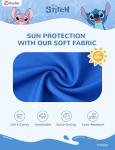 Disney Lilo & Stitch Boys Swim Set Pool Swimsuit Pool Bathing Suit Blue Kids Swimwear Set Summer Rash Guard Shirts & Swim Trunks Blue Little Boy Swimming Clothes UPF 50+ 2 Pieces Outfit 4-5 Years
