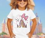 Magical Shirt for Girl: Magic Kingdom Prinecess Tshirt Princess Shirts Youth Girls Cute Tie Dye Family Vacation Trip Tee White