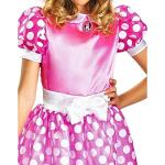 Disney Minnie Mouse Pink Dress Costume for Girls, Official Disney Costume, Todder Size Medium (3T-4T)
