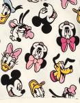 Disney Minnie Mouse Big Girls Fleece Pullover Hoodie White/Bow 10-12