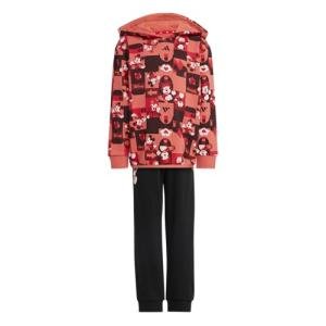 Adidas Unisex-Kids Adidas x Disney Mickey Mouse Sportswear Jogger Set, Preloved Scarlet/Multicolor, Small