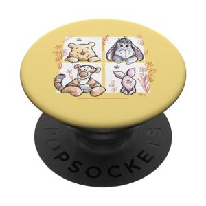 Winnie The Pooh - Pooh Eeyore Tigger and Piglet PopSockets Adhesive PopGrip