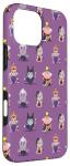 Disney Villains Kawaii Purple Case for iPhone 16 Pro Max