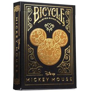 Mickey Mouse Black and Gold Playing Cards