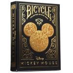 Mickey Mouse Black and Gold Playing Cards