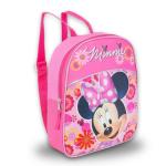Minnie Mouse Mini 11 Inch Toddler Preschool Backpack Travel Set Bundle with 2 Coloring Books and Stickers