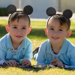 20 Pack Mouse Ears Solid Black ears Headband for Birthday Party Supplies and Mouse Themed costume Cosplay Decoration