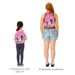 Minnie Mouse Mini 11 Inch Toddler Preschool Backpack Travel Set Bundle with 2 Coloring Books and Stickers