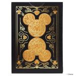 Mickey Mouse Black and Gold Playing Cards
