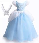 CQDY Cinderella Dress Princess Costume Halloween Party Dress up