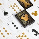 Mickey Mouse Black and Gold Playing Cards