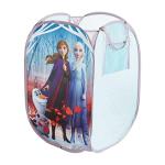 Frozen 2 Pop-Up Hamper for Kids,Laundry Hamper with Anna & Elsa Design, Durable Mesh Fabric & Carry Handles, 21”H x 13.5”W, Collapsible Storage for Bedroom or Playroom