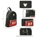Disney Mickey Mouse Shorts Adult Black 8.5" Micro Mini Backpack