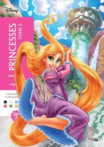Coloriages mystères Disney - Princesses Tome 2: Colorie les chiffres et découvre l'image