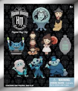 Haunted Mansion Series 1 – 5" Collectible Bag Clip – Blind Bag (ONE Random Figure) – Disney Attraction Character Keychain/Backpack Accessory | Official Licensed Merchandise