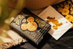 Mickey Mouse Black and Gold Playing Cards