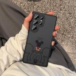 Threehundred Case for Samsung Galaxy S25 Ultra 6.9", Cute Aesthetic Design Black Translucent Frosted Matte Soft Bumper & Hard Back Protective Phone Case with Camera Protection - Mic