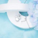 Disney Mouse Bow Necklace in Sterling Silver