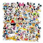 50Pcs Hot Disney Mickey Mouse Stickers for Water Bottle Cup Laptop Guitar Car Motorcycle Bike Skateboard Luggage Box Vinyl Waterproof Graffiti Patches JHSL