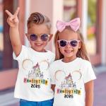 Magical Family Shirts Matching 2026 Vacation Family Matching Outfits Mom and Mini Cute Summer Trip Clothes