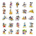 50Pcs Hot Disney Mickey Mouse Stickers for Water Bottle Cup Laptop Guitar Car Motorcycle Bike Skateboard Luggage Box Vinyl Waterproof Graffiti Patches JHSL