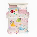 Disney Princess Kids Bedding Super Soft & Cozy Comforter and Sheet Set, Full, (Officially Licensed Product) by Franco
