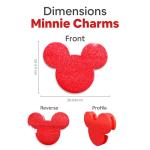 SAMARKAND Mouse Head Belt and Bag Charm 3PCS - Mickey Bag Clip (Red, Yellow & White)