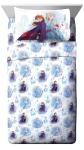 Disney Frozen 2 Forest Spirit 5 Piece Twin Bed Set - Includes Reversible Comforter & Sheet Set - Bedding Features Elsa & Anna - Super Soft Fade Resistant Microfiber - (Official Disney Product)