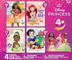 Ceaco - 4 X 1 Kids Multipack - Disney - Princess - Multi-Piece Jigsaw Puzzle for Families -Challenging Puzzle Perfect for Game Nights - Finished Size is 26.75 x 19.75