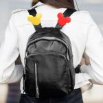 SAMARKAND Mouse Head Belt and Bag Charm 3PCS - Mickey Bag Clip (Red, Yellow & White)