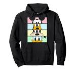Disney Mickey And Friends Group Comic Panels Pullover Hoodie Small