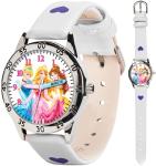 Disney Kids' PN1172 Analog Display Analog Quartz White Watch