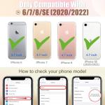 Lotadilo Cute Case for iPhone 6/6S/7/8/SE(2020/2022) - for Women Girls Kawaii Funny Design Fun Aesthetic Castle Fashion Girly for Teens Pattern TPU Bumper Phone Covers