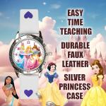 Disney Kids' PN1172 Analog Display Analog Quartz White Watch