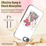 Lotadilo Cute Case for iPhone 6/6S/7/8/SE(2020/2022) - for Women Girls Kawaii Funny Design Fun Aesthetic Castle Fashion Girly for Teens Pattern TPU Bumper Phone Covers