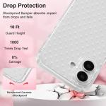 QLTYPRI Cute Phone Case for iPhone 17 Case Polka Dot Fashion Aesthetic Design for Women Girls, Slim TPU Shockproof Protective Phone Cover for iPhone 17 - Clear