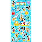Disney Mickey & Minnie Mouse Tote Bag Set - 3 Classic Disney Reusable Grocery Bags, Travel Totes, for Party Favor Supplies, Plus Stickers