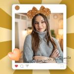 zhezesmila Mouse Ears Pearl Headband Mouse Hair Bow Headband for Women Hair Band Jewelry Accessory for Princess Costume Holiday Park Travel