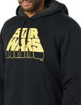 Amazon Essentials Disney | Marvel | Star Wars Men's Sherpa-Lined Hooded Pullover Sweatshirt, Star Wars Logo, X-Small